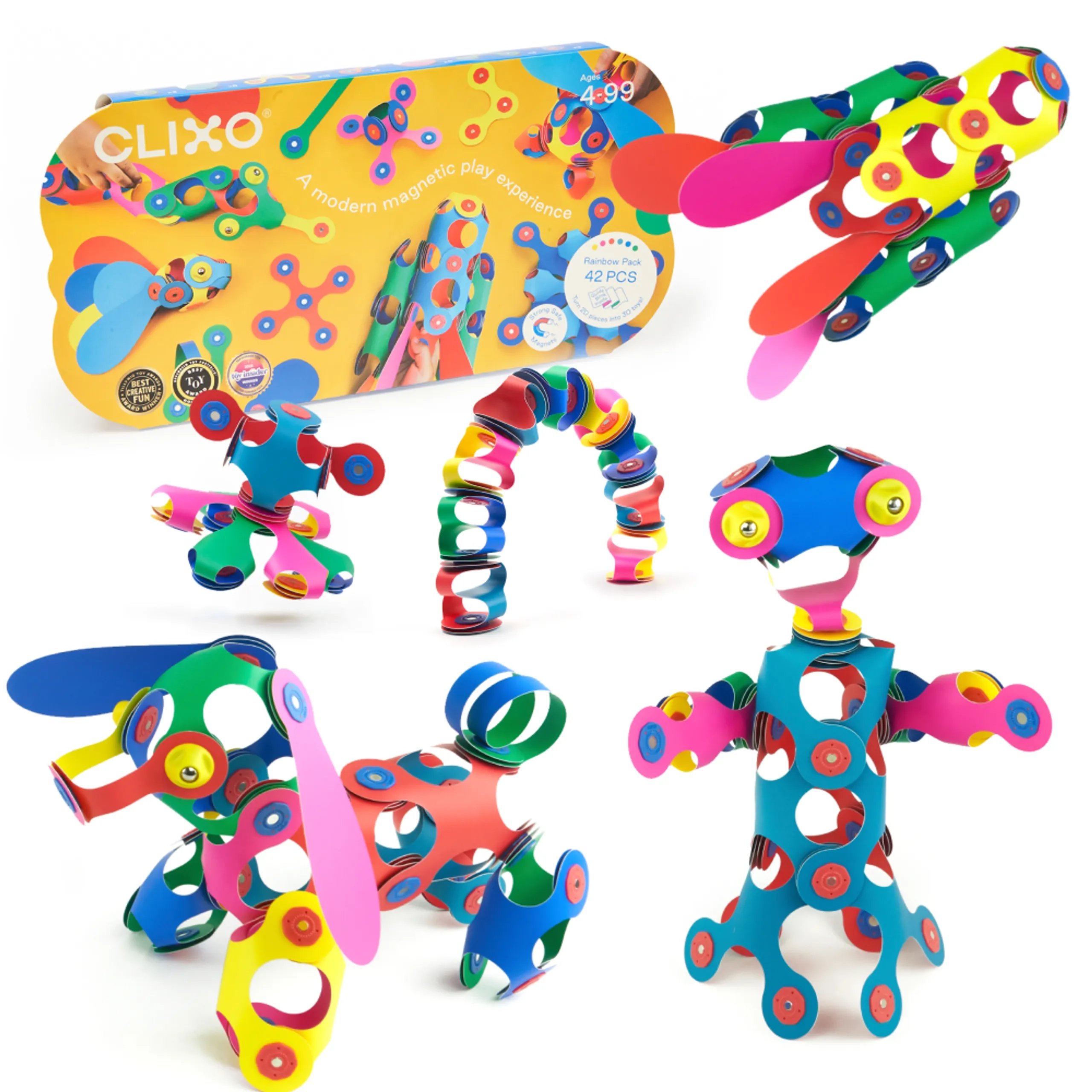 Magnetic Building Toy Set - 42 pcs
