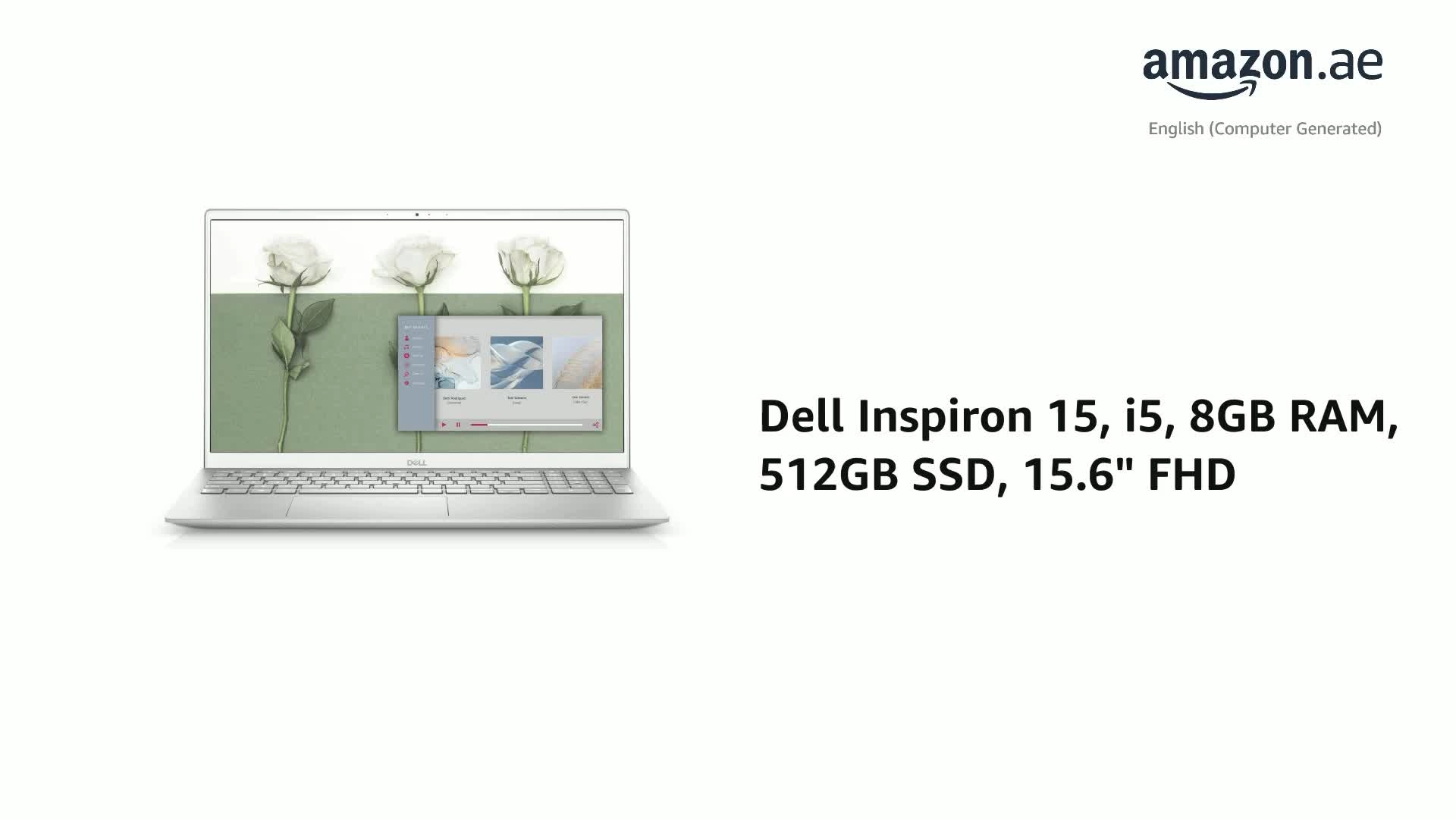 Inspiron 15 5502 - 15.6'' i5-1135G7 8GB DDR4 512GB SSD