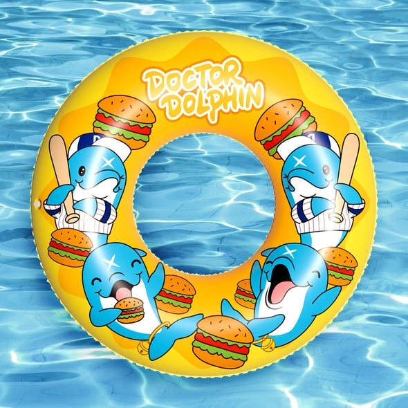 Doctor Dolphin Inflatable Swim Ring - 60 cm