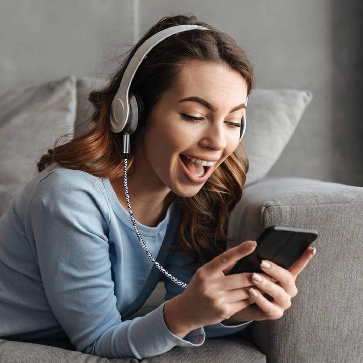 Audio Extension Cable for Universal - 15Ft/5M 3.5mm Stereo Jack