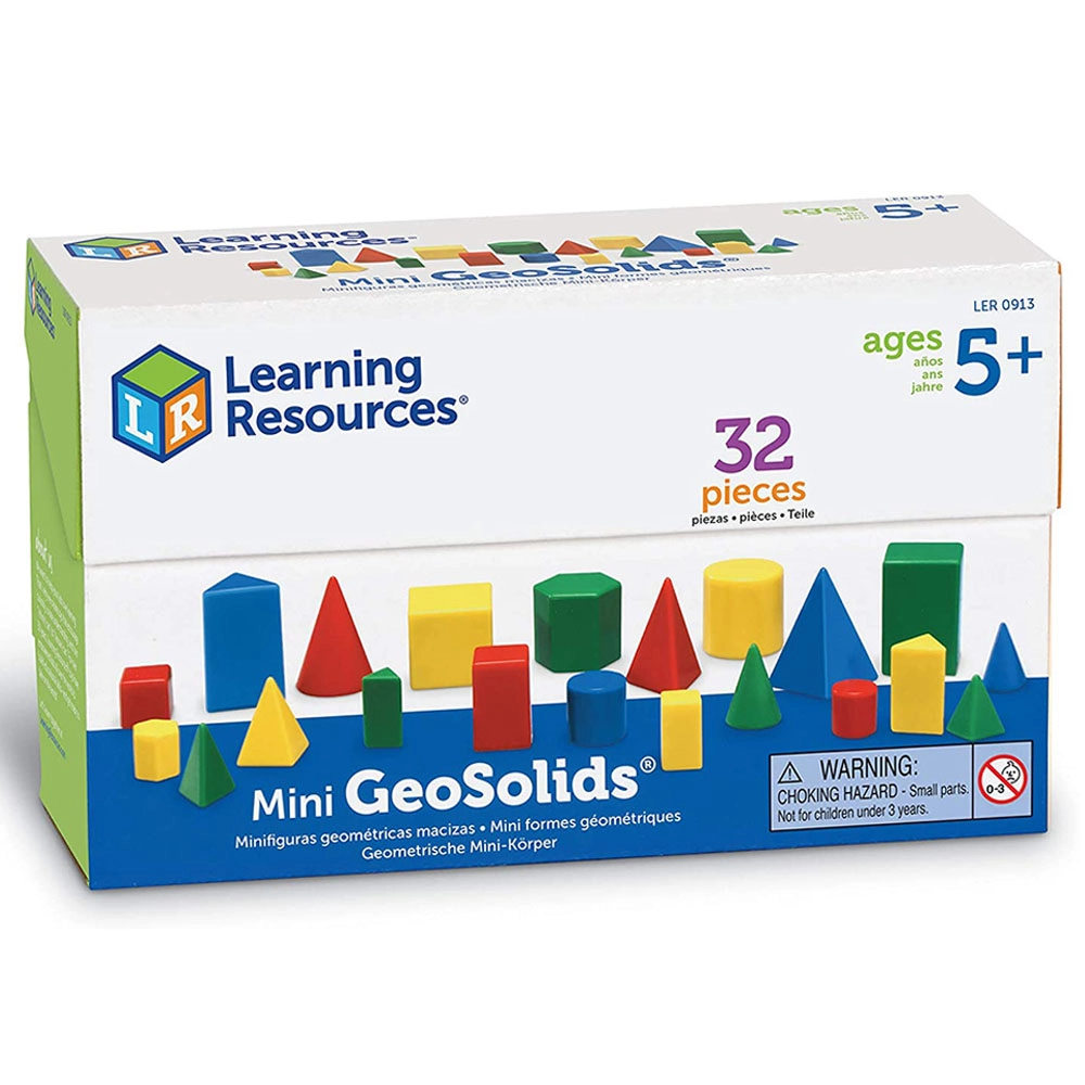 Mini Relational Geosolids - Suitable for 5 to 9 yrs 32 pieces