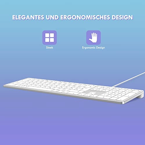 Wired Mac keyboard - DE Wired
