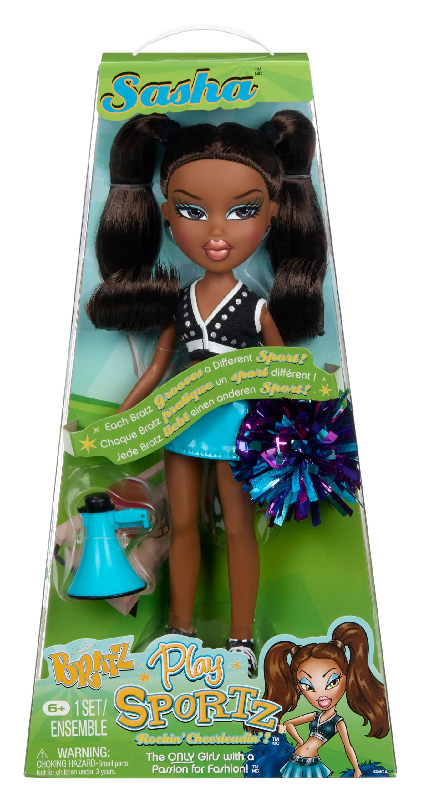 Sasha Fashion Doll - Play Sportz Cheerleading