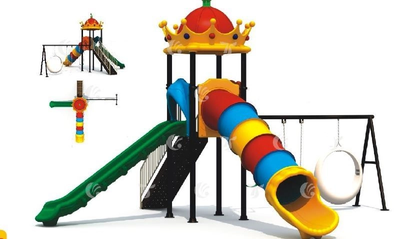 Kids Playground Climbers Swings N Slide - 3+ Multi Colour