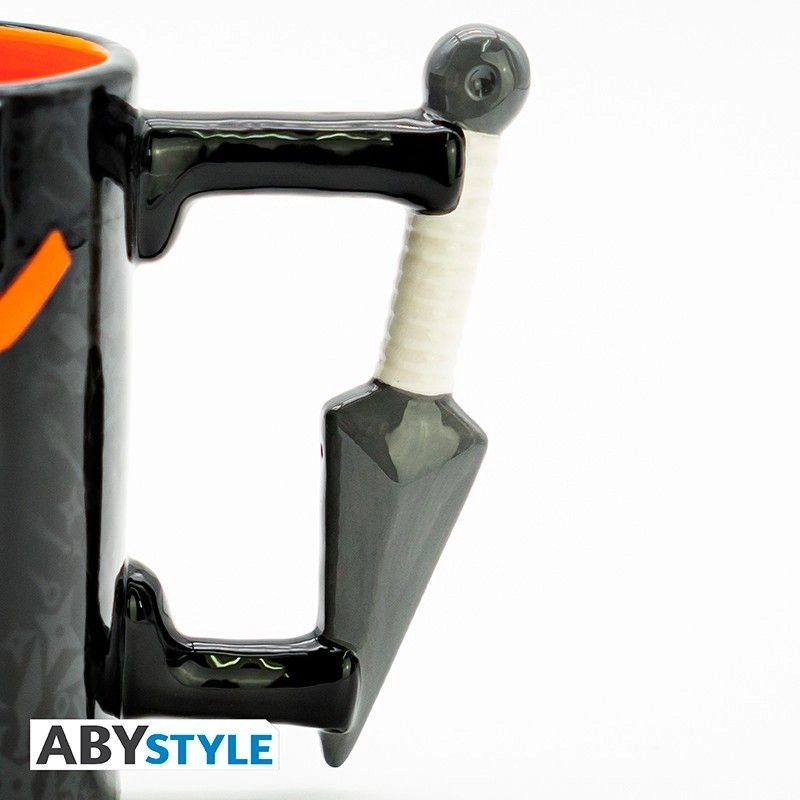 Naruto Shippuden Kunai Konoha Mug - 2 pcs 3D handle 460 ml