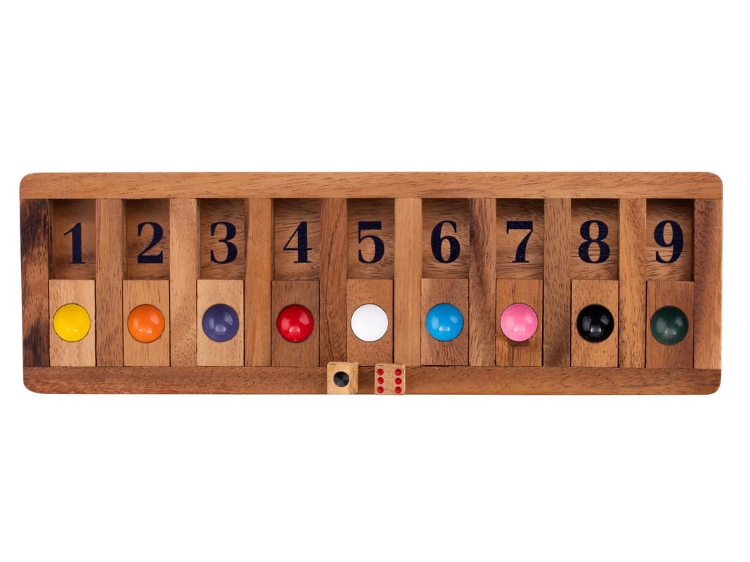 Engelhart Shut the box - Eco Acacia Wood Family Game