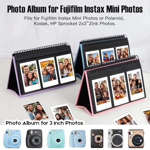 Mini Photo Album - 96 Pockets 2x3