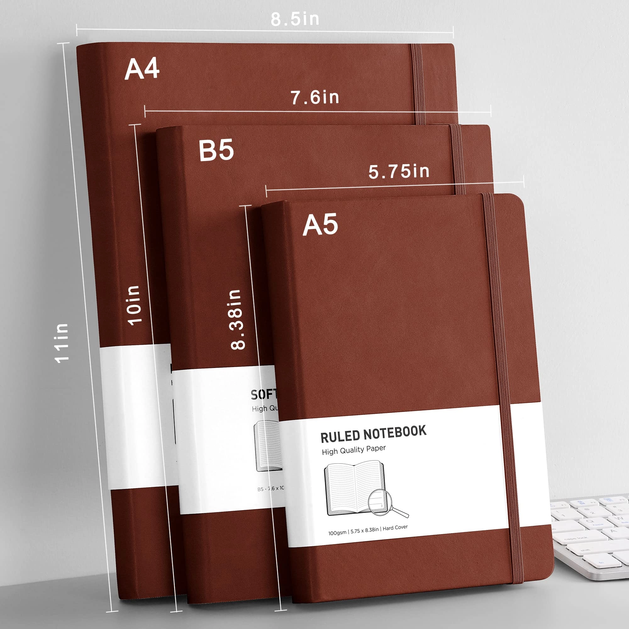 Lined Journal Notebook A5 Hardcover - Lined 320 Pages