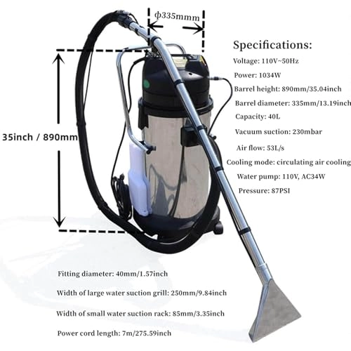 Commercial Carpet Cleaning Machine - 1034W