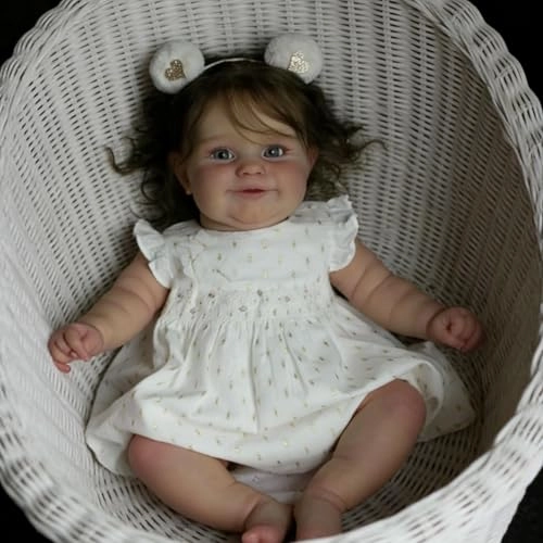 Maddie Reborn Baby Doll - 20 Inch Full body vinyl girl Ages 3+