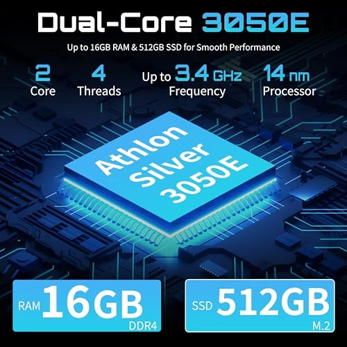 3050E - 15.6'' Athlon 3050C 16GB DDR4 256GB SSD