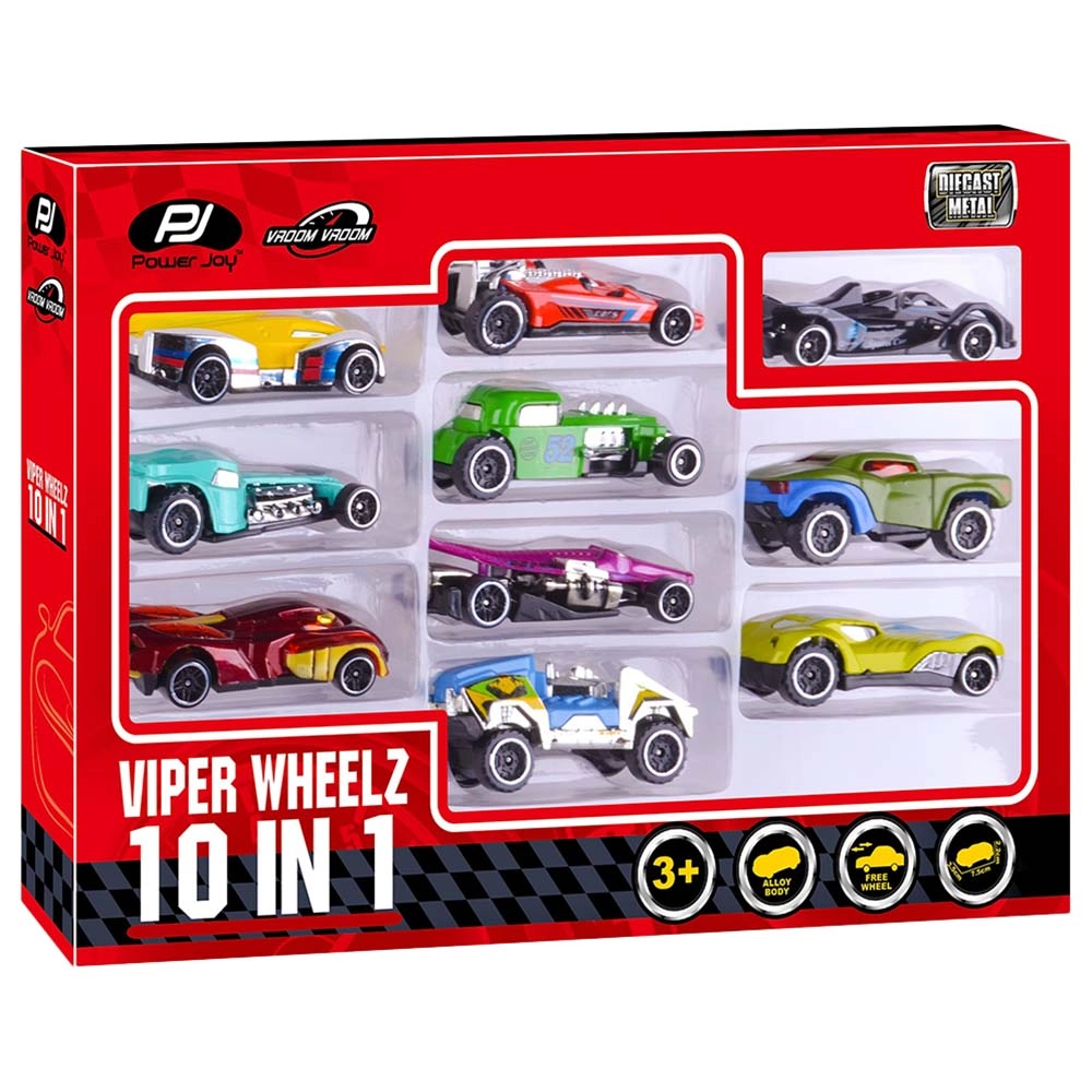 Viper Wheelz 1:64 - 10 pcs