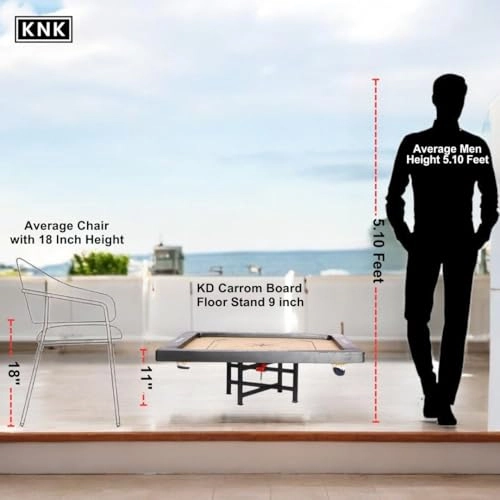 Four Fold Carrom Stand - Adjustable Portable