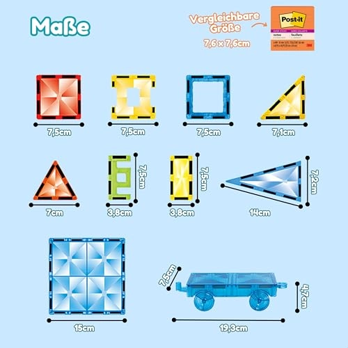 Magnetic Building Blocks - 100 pcs