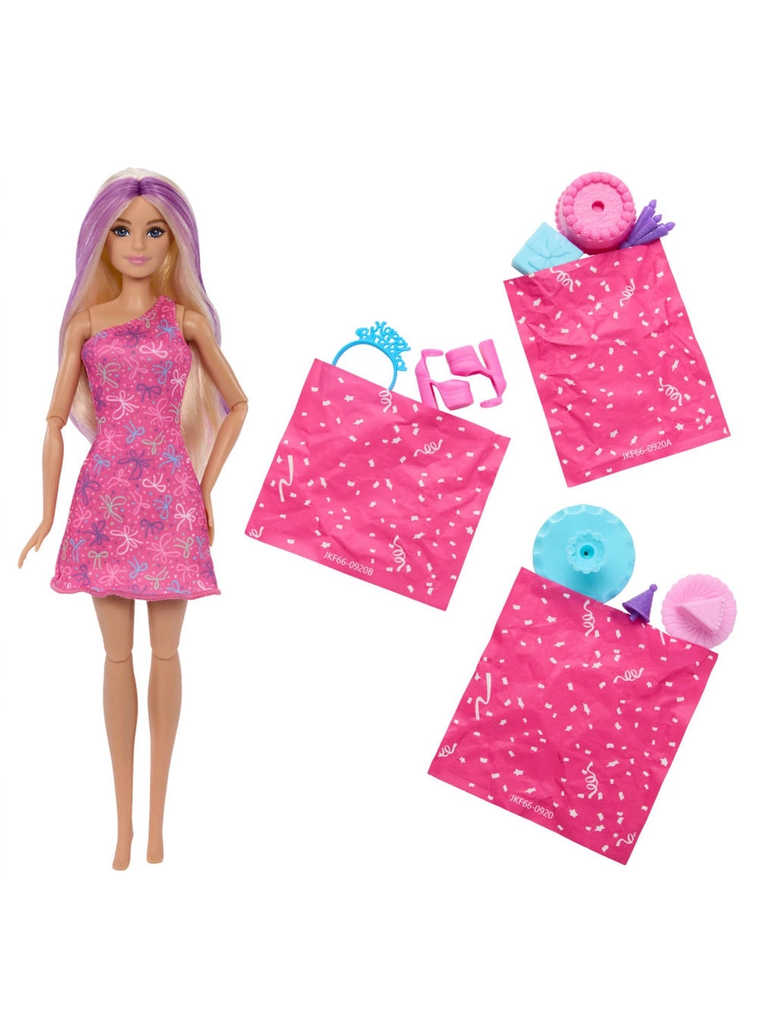 Barbie Rise & Surprise - 12 Surprises Pet Birthday Color-Change Hair