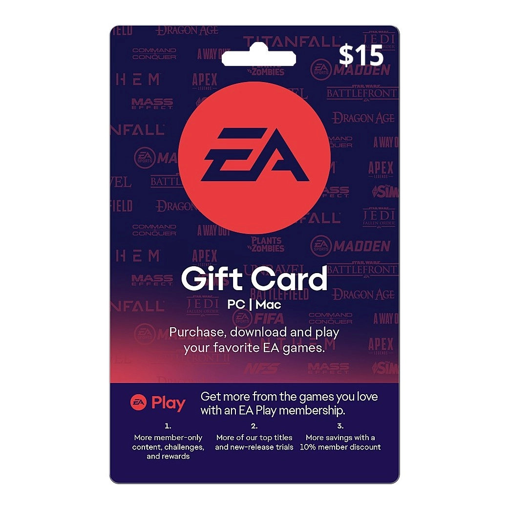 Electronic Arts Play Gift Card - USD 15
