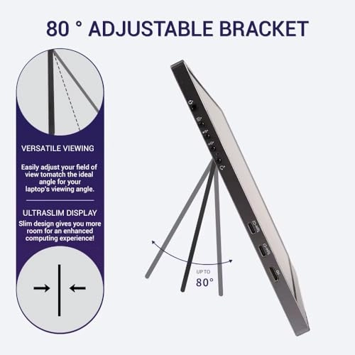 Wireless Display Portable Monitor - 1080P 15.6 inch