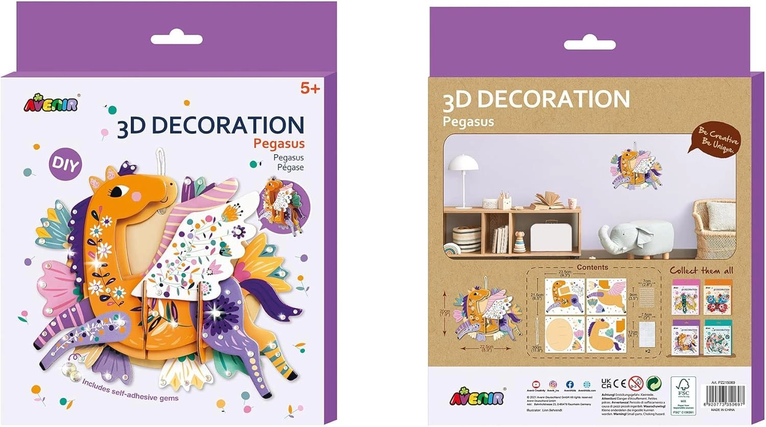 3D Decoration Kit - Pegasus