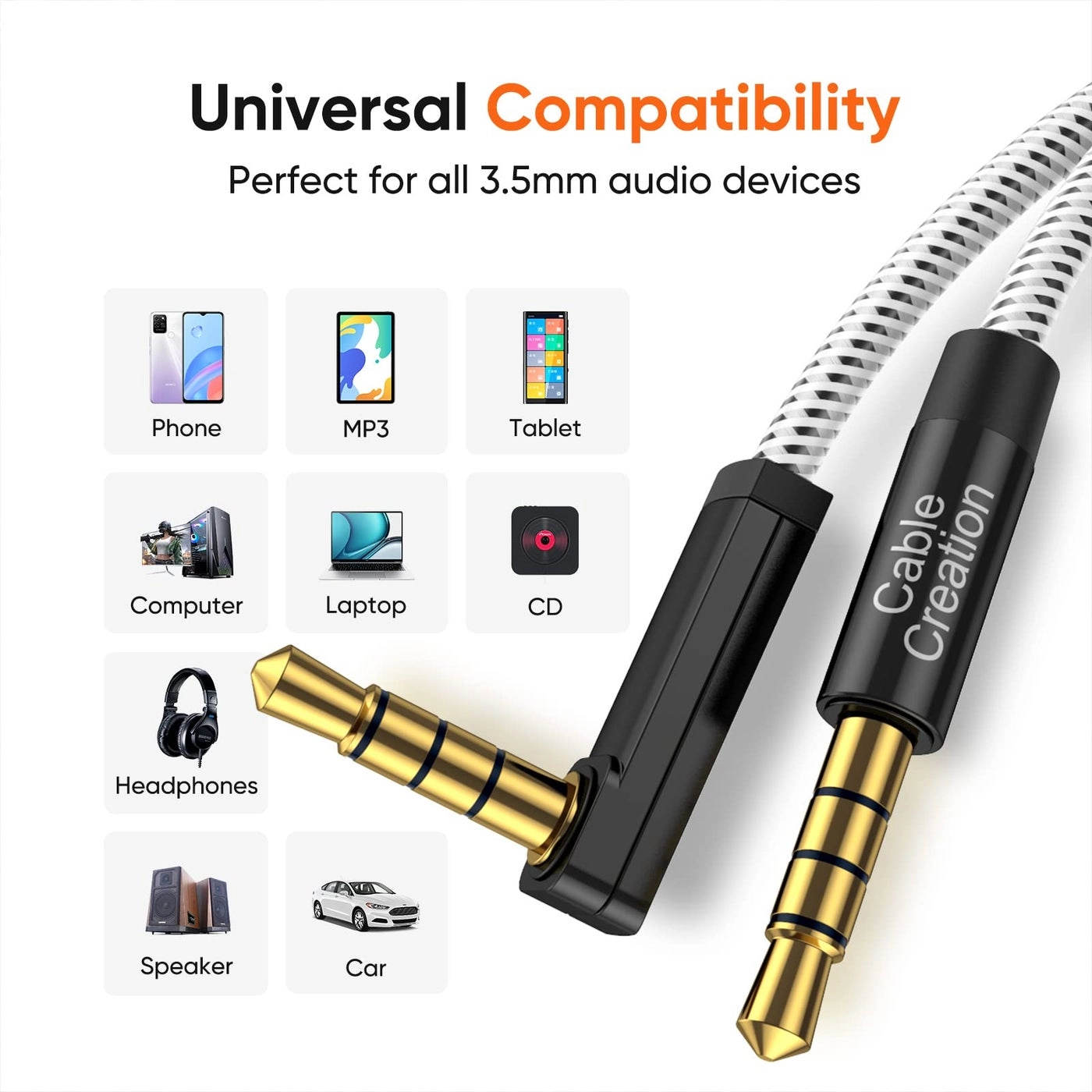 3.5mm Aux Cable - 1.8M
