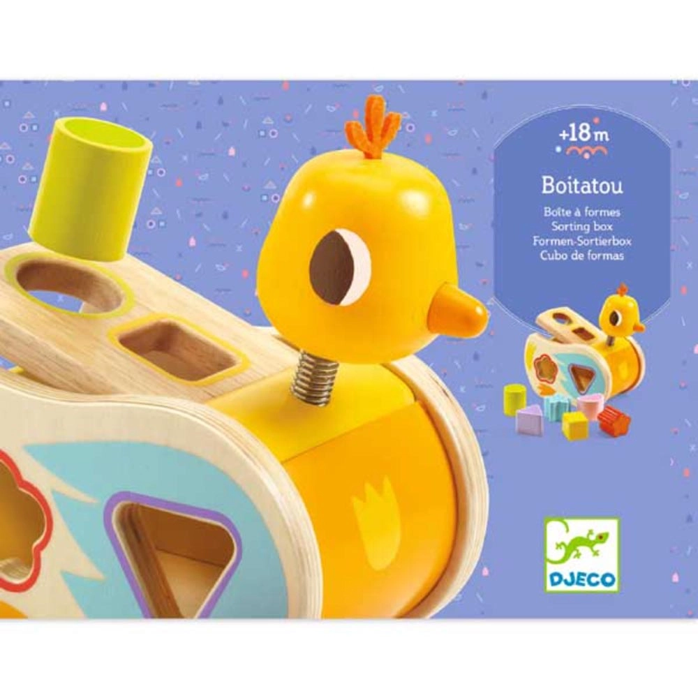 Boitatou Shape Sorter - 18 months 7 pcs