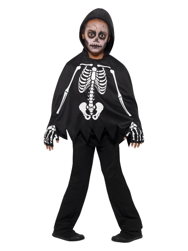 Skeleton Poncho - Kids