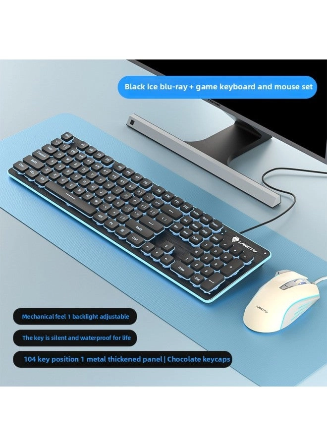 Mechanical Feel - Wired + E-sports Mouse