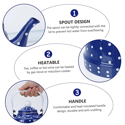 Enamel Tea Kettle - Enamel