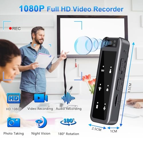 Mini Body Camera - 1080P 64GB