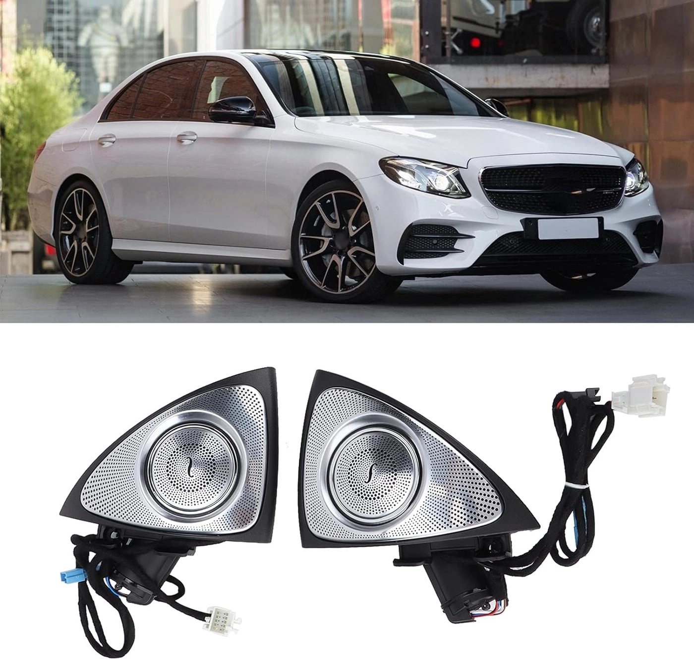 Rotating Tweeter - 64 Color 3D LED Ambient Lighting Replacement for E?Class W213 2017?2021