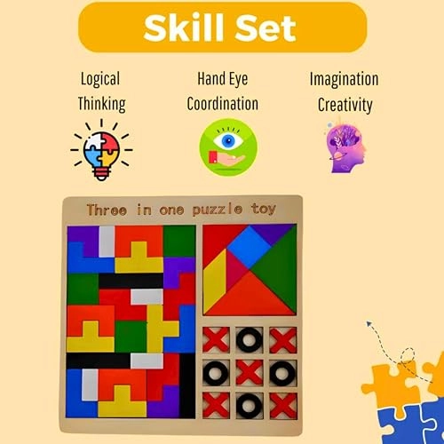 3-in-1 Puzzle Game - 36 months - 18 years
