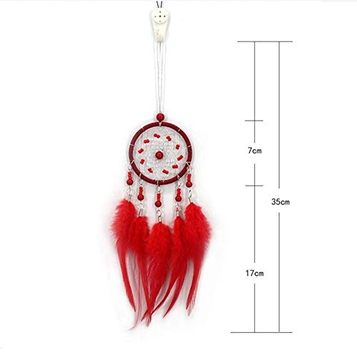 Dreamcatcher - Siderosphere, feathers, lines, wood beads.