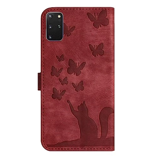 Cute Cat Case - Leather Wallet for Samsung Galaxy S20