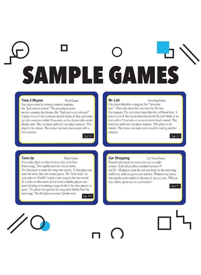 Games on the Go: Portable Roadtrip Family Games