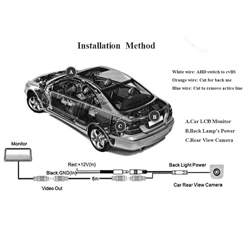 Backup Camera - Night Vision 480TVL