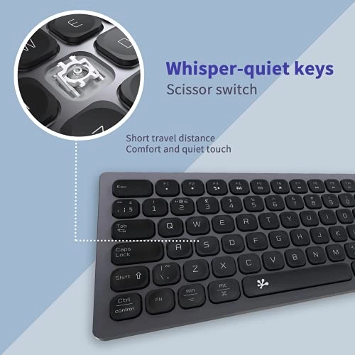 Slim USB Wired Keyboard - UK Wired
