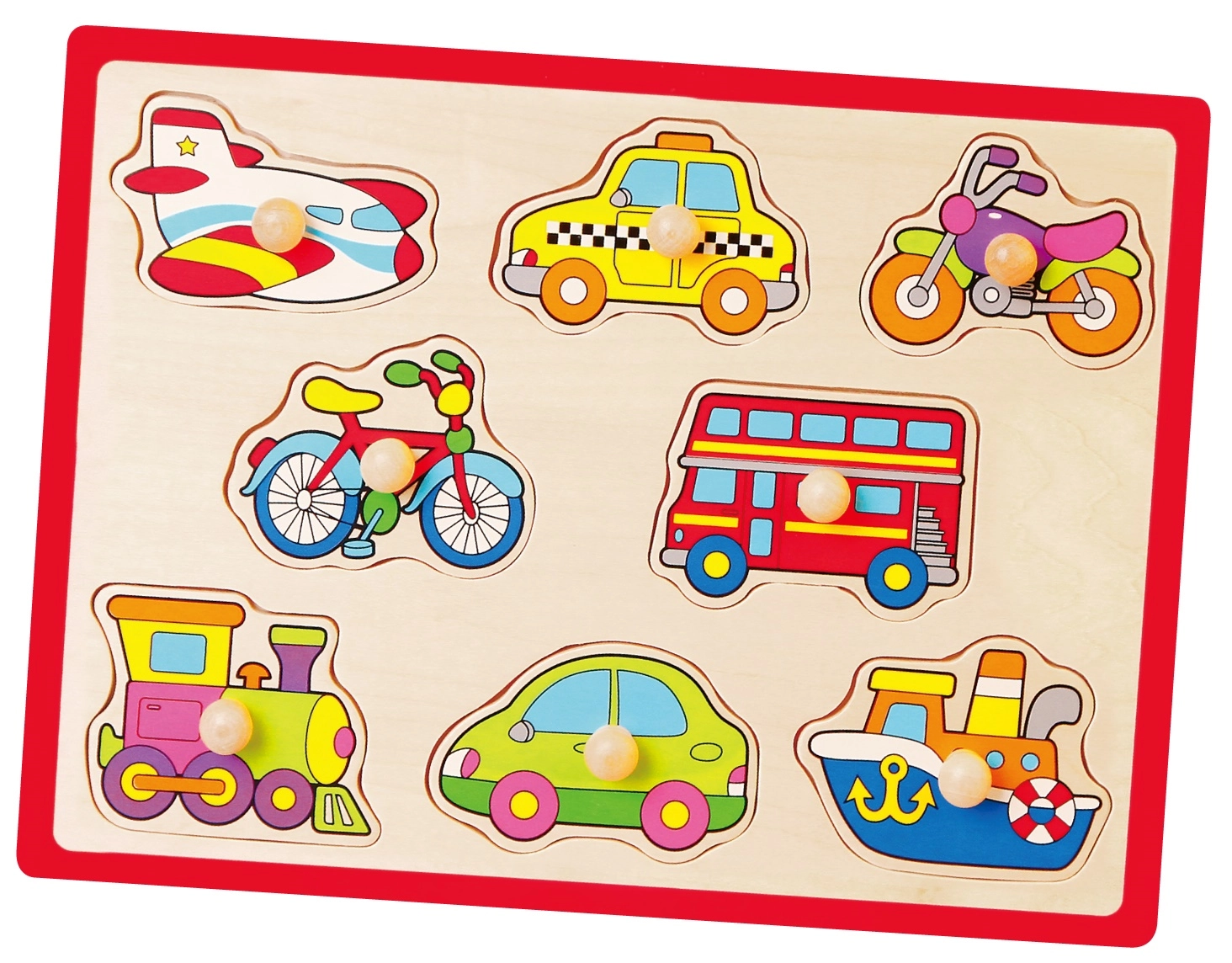 VIGA Flat Puzzle - Transports