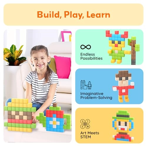 Magnetic Cubes - 108 pcs