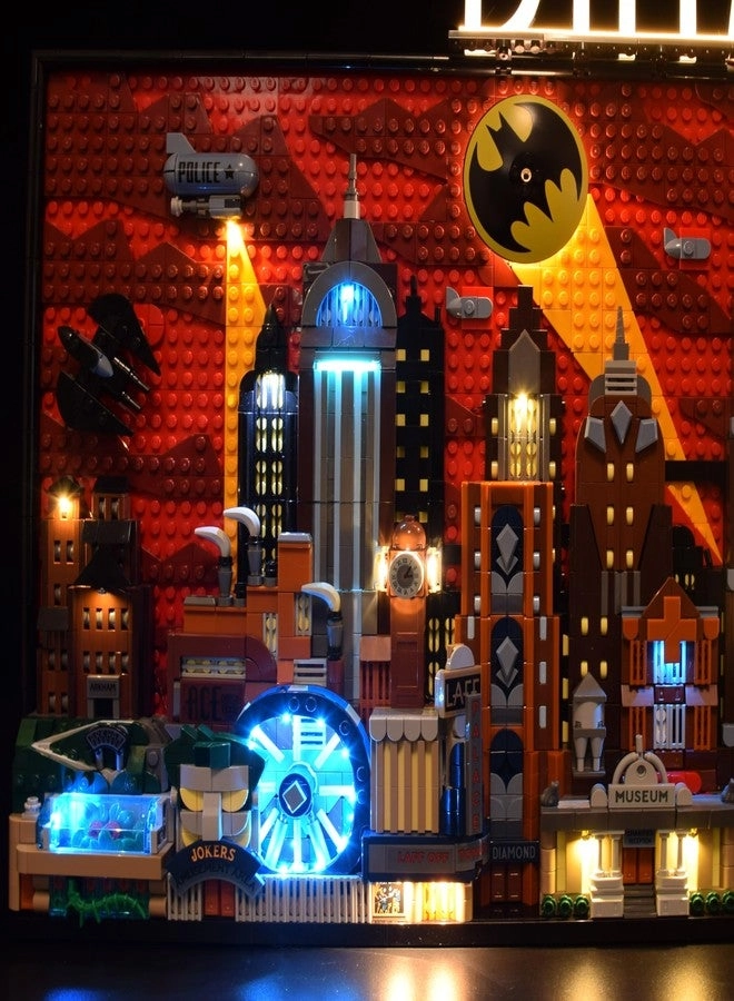 LED Lighting Kit - Designed for Batman Compatible with Lego 76271 Remote Version