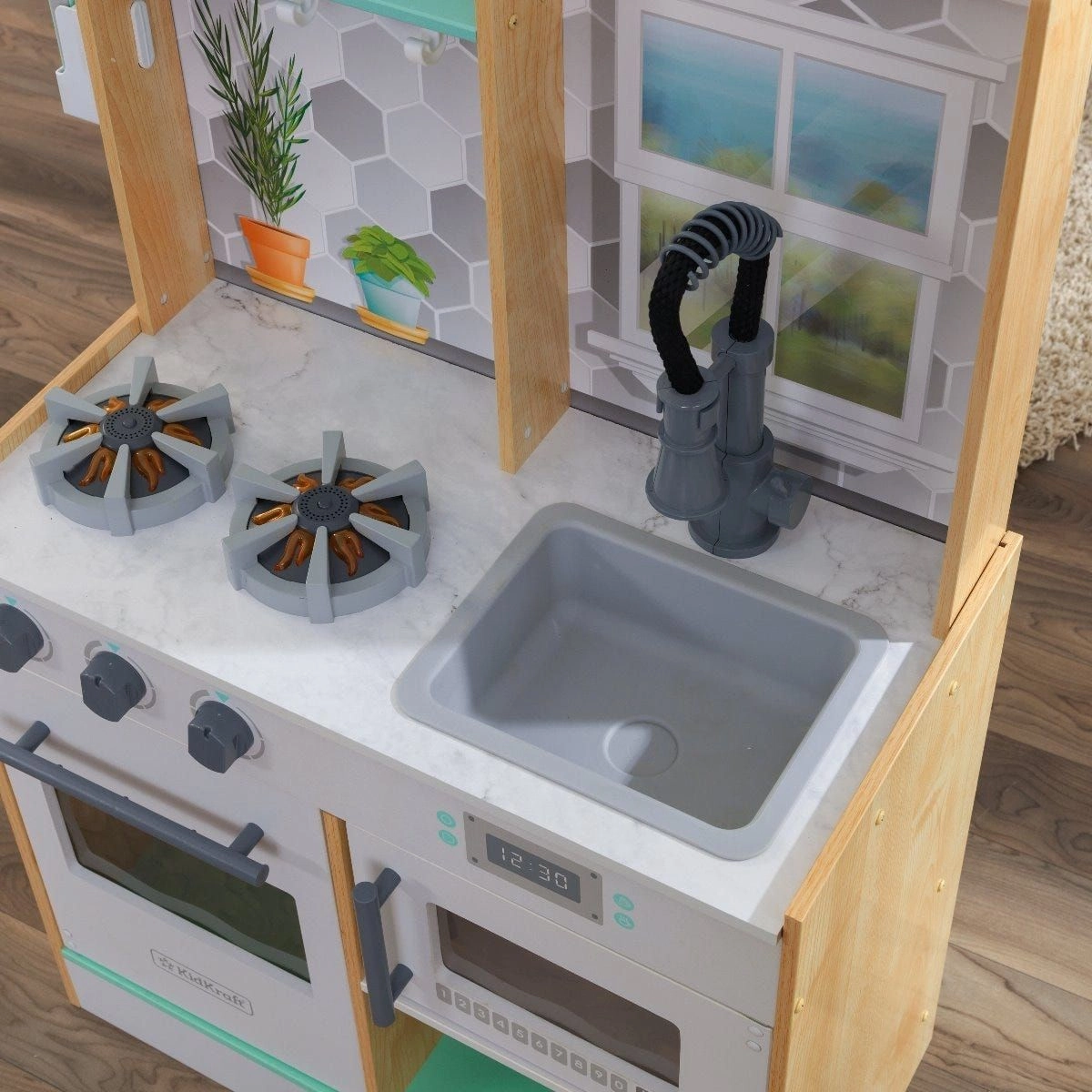 Let's Cook Play Kitchen - Wooden Lights & Sounds (DBT-53433)