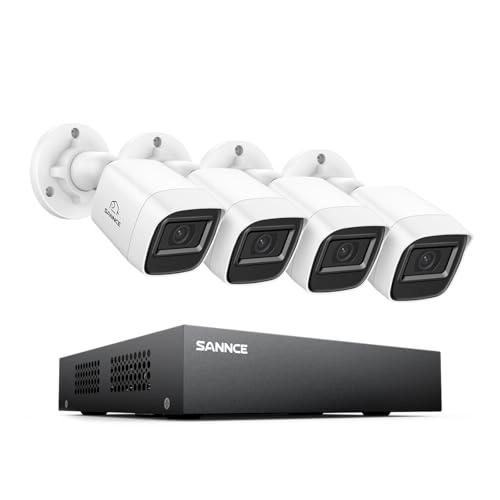 8 Channel 1080P Outdoor CCTV Camera System - 4 Cameras
