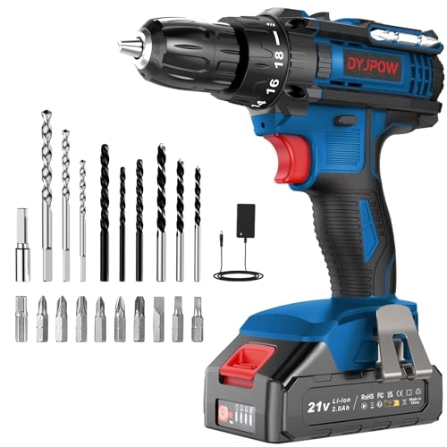 Cordless Drill Driver - 2000 Milliamp Hours