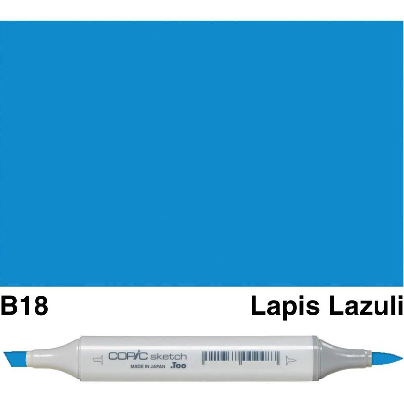 Copic Sketch B-18 - Lapis Lazuli Twin Tip