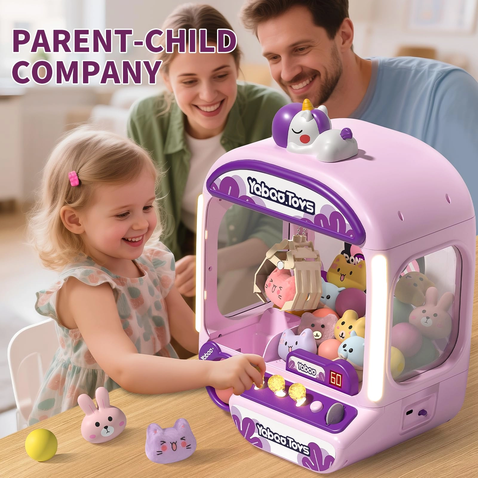 orange ocean Large Claw Machine Unicorns - 6-8 years