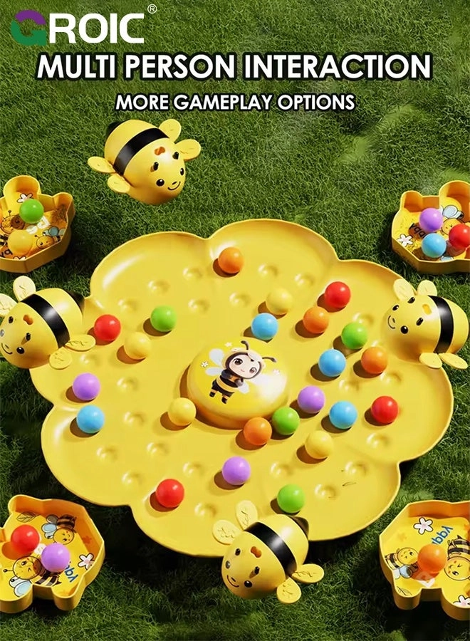 Magnetic Bee Bean Picking & Tabletop Fishing Game - Ages3+