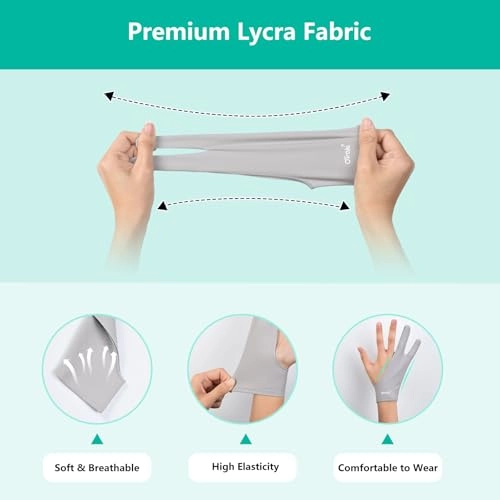 Drawing Glove - Two Finger 4 Pack Grey Size M