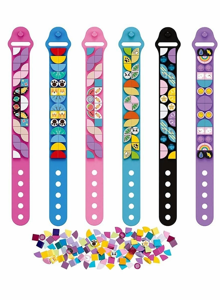 SYOSI Building Blocks Dots Bracelets - DIY 6PCS
