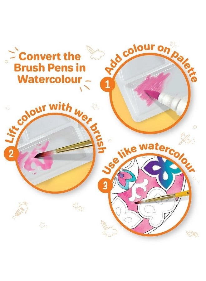 Mandala Art Kit - Coloring & Painting Girls 9-12 Cream