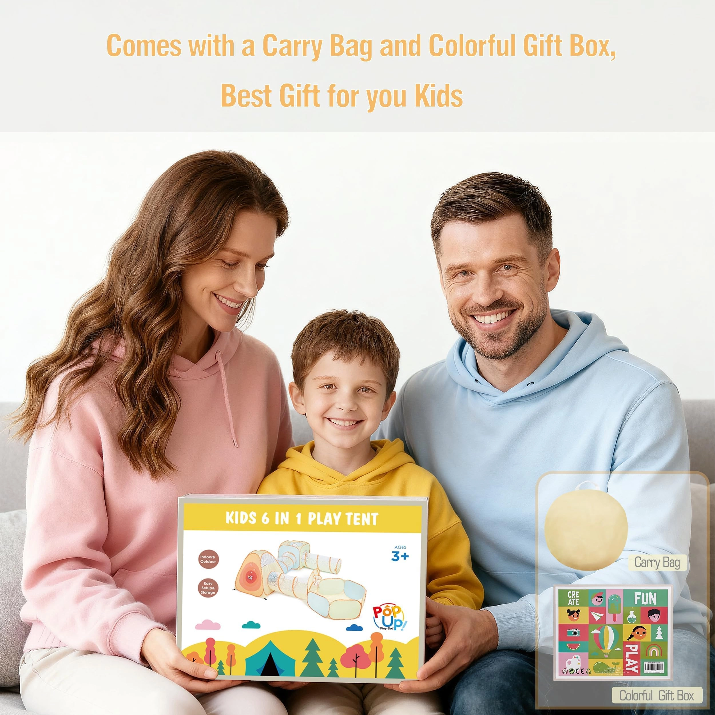 3 in 1 Pop Up Play Tent