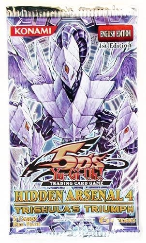 YuGiOh 5Ds Hidden Arsenal 4 Trishulas Triumph Booster Box - 24pcs 5 cards/pack
