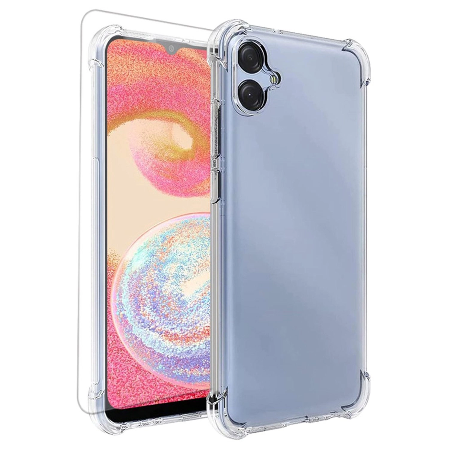 Max & Max Clear Case With Screen Protector for Samsung Galaxy A06